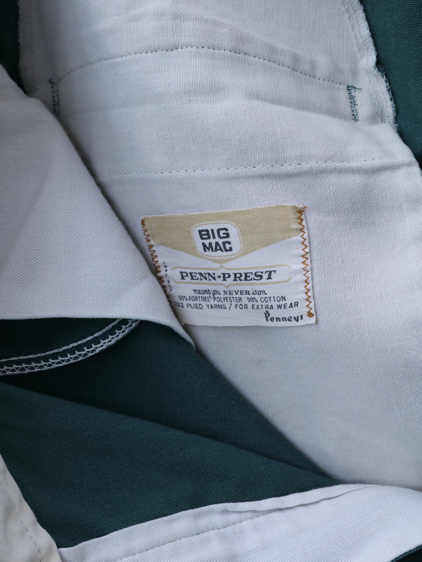 Vintage 1970s Big Mac Chinos Work pants (34)