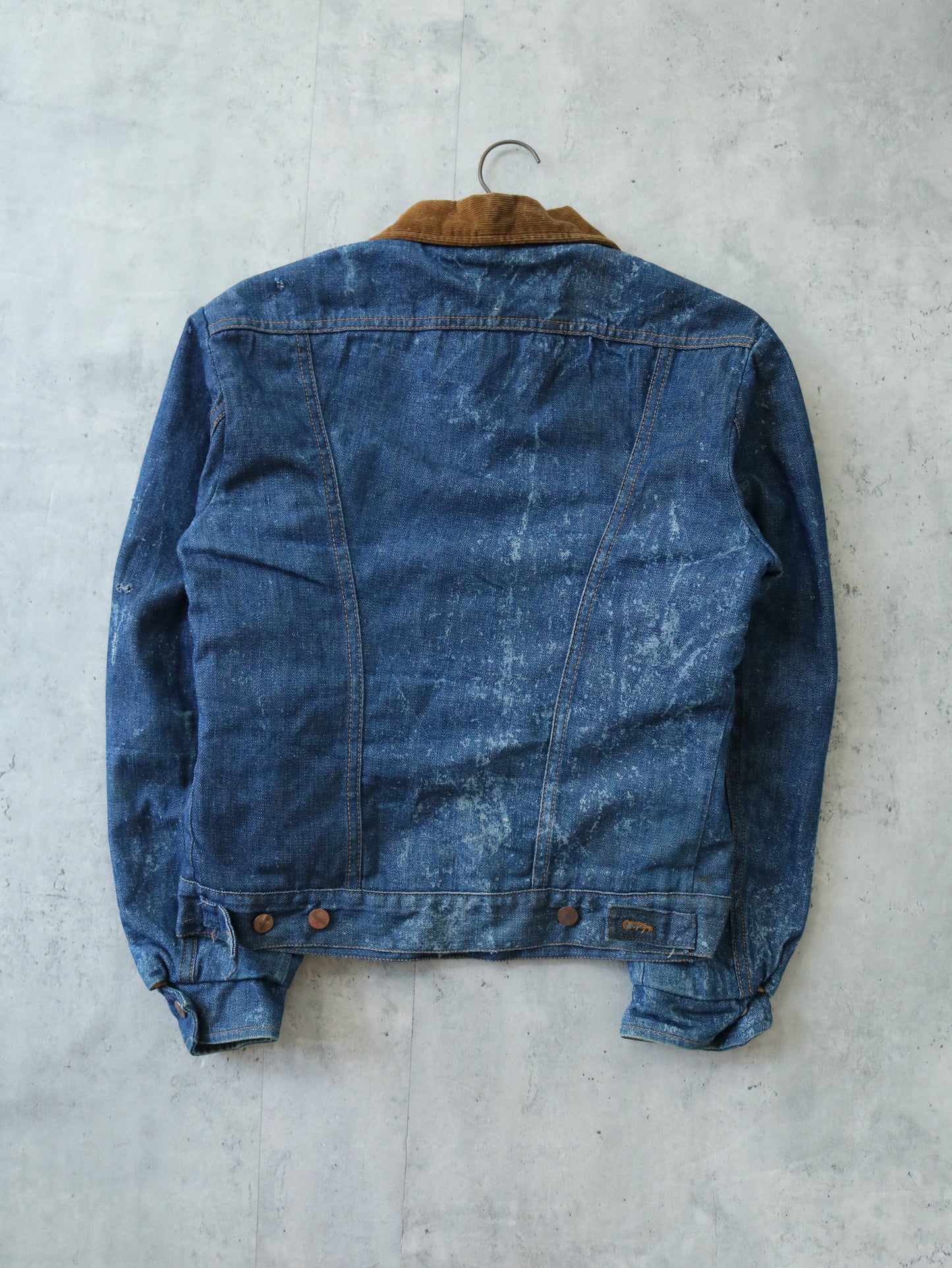 Vintage 1970s Wrangler Denim Jacket (36) Fur Lined